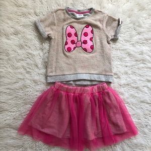 Disney Tutu with matching Sweater Top